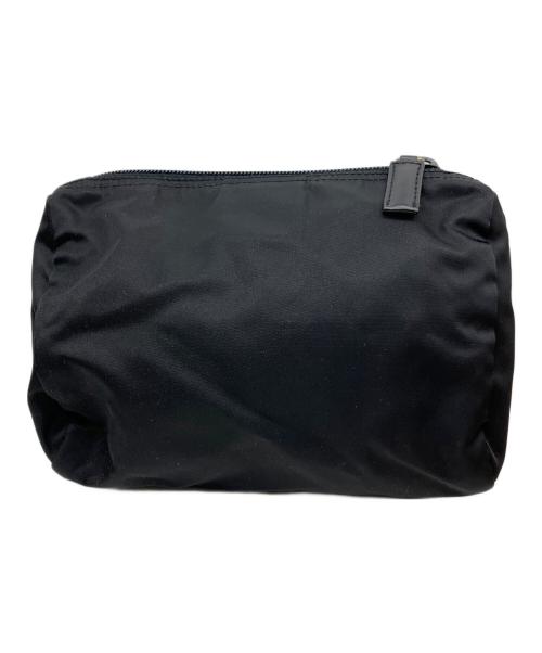 PRADA（プラダ）PRADA (プラダ) ナイロンポーチ ブラックの古着・服飾アイテム