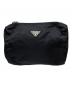 PRADA（プラダ）の古着「ナイロンポーチ」｜ブラック