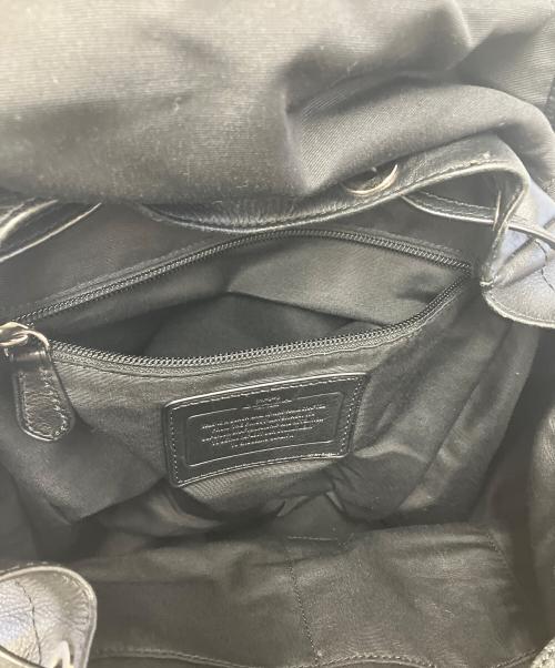 COACH（コーチ）COACH (コーチ) リュック ブラックの古着・服飾アイテム