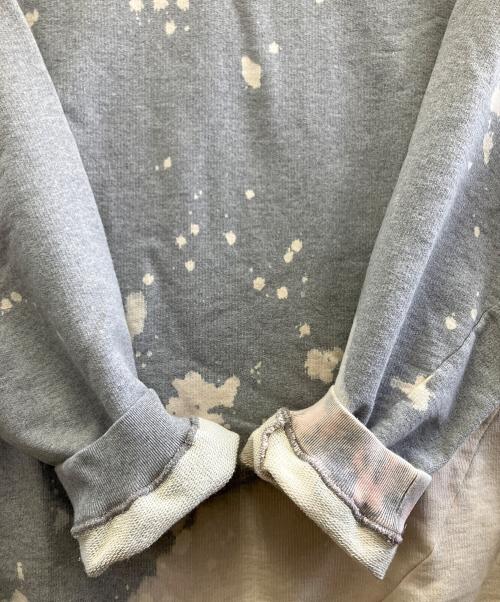 NOMARHYTHM TEXTILE（ノーマリズムテキスタイル）NOMARHYTHM TEXTILE (ノーマリズムテキスタイル) Hand Dye Twist Sweat グレー×ベージュ サイズ:4 未使用品の古着・服飾アイテム