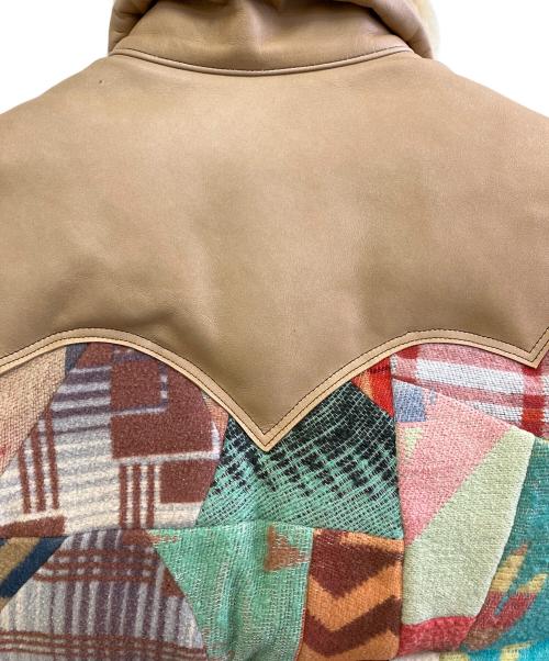 RockyMountainFeatherBed（ロッキーマウンテンフェザーベッド）RockyMountainFeatherBed (ロッキーマウンテンフェザーベッド) パッチワークダウンベスト マルチカラー サイズ:36の古着・服飾アイテム