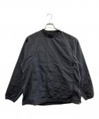 BLK WHITE MOUNTAINEERINGビーエルケー ホワイトマウンテ二アニング）の古着「QUILTING ZIP PULLOVER」｜ブラック
