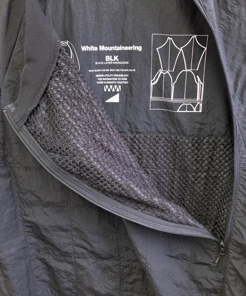 BLK WHITE MOUNTAINEERING（ビーエルケー ホワイトマウンテ二アニング）BLK WHITE MOUNTAINEERING (ビーエルケー ホワイトマウンテ二アニング) QUILTING ZIP PULLOVER ブラック サイズ:3の古着・服飾アイテム