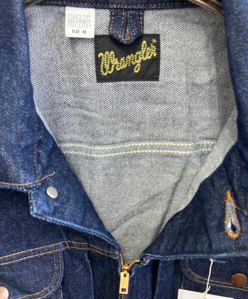 Wrangler（ラングラー）Wrangler (ラングラー) デニムジャケット インディゴ サイズ:40 L 両方記載 未使用品の古着・服飾アイテム