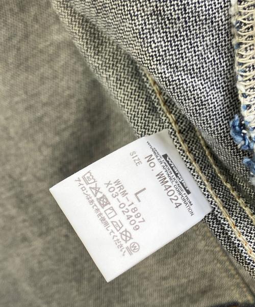 Wrangler（ラングラー）Wrangler (ラングラー) デニムジャケット インディゴ サイズ:40 L 両方記載 未使用品の古着・服飾アイテム