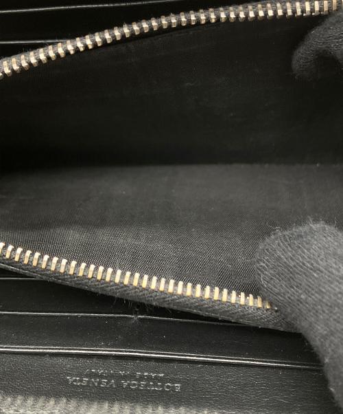 BOTTEGA VENETA（ボッテガベネタ）BOTTEGA VENETA (ボッテガベネタ) ラウンドファスナー長財布 ブラックの古着・服飾アイテム