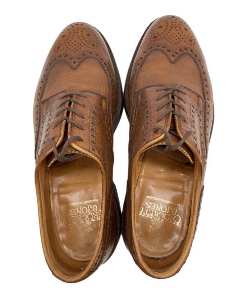 Crockett & Jones（クロケット＆ジョーンズ）Crockett & Jones (クロケット＆ジョーンズ) ウィングチップシューズ ブラウン サイズ:7 1/2の古着・服飾アイテム