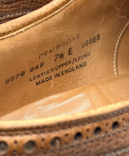 Crockett & Jones（クロケット＆ジョーンズ）Crockett & Jones (クロケット＆ジョーンズ) ウィングチップシューズ ブラウン サイズ:7 1/2の古着・服飾アイテム