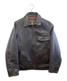 BANANA REPUBLIC（バナナリパブリック）の古着「レザージャケット」｜ダークブラウン