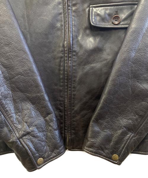 BANANA REPUBLIC（バナナリパブリック）BANANA REPUBLIC (バナナリパブリック) レザージャケット ダークブラウン サイズ:XSの古着・服飾アイテム