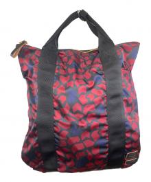 MARNI×PORTER（マルニ×ポーター）の古着「2WAYバッグ」｜ブラック×レッド