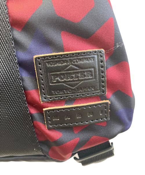MARNI（マルニ）MARNI (マルニ) PORTER (ポーター) 2WAYバッグ ブラック×レッドの古着・服飾アイテム