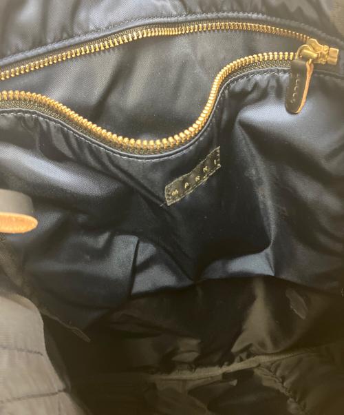 MARNI（マルニ）MARNI (マルニ) PORTER (ポーター) 2WAYバッグ ブラック×レッドの古着・服飾アイテム