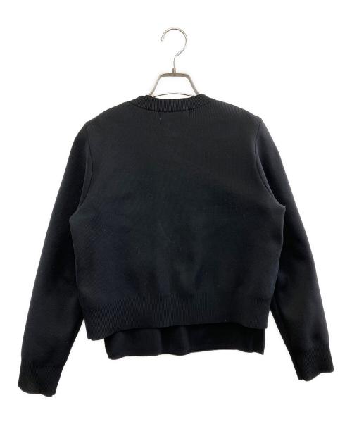 JUSGLITTY（ジャスグリッティー）JUSGLITTY (ジャスグリッティー) 薄手カーディガン ブラック サイズ:2の古着・服飾アイテム