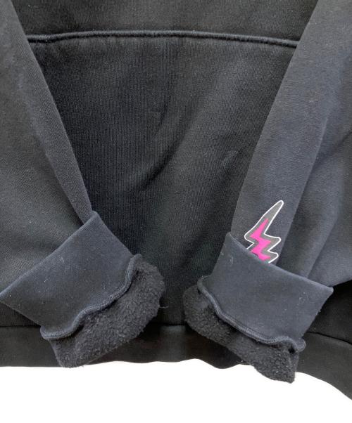 J.BALVIN（J．バルヴィン）J.BALVIN (J．バルヴィン) TAKASHI MURAKAMI (タカシ ムラカミ) プルオーバーパーカー ブラック サイズ:Lの古着・服飾アイテム