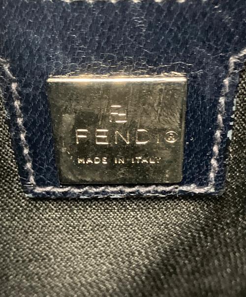 FENDI（フェンディ）FENDI (フェンディ) ハンドバッグ ネイビーの古着・服飾アイテム