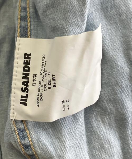 JIL SANDER（ジルサンダー）JIL SANDER (ジルサンダー) デニムシャツ インディゴ サイズ:S 未使用品の古着・服飾アイテム