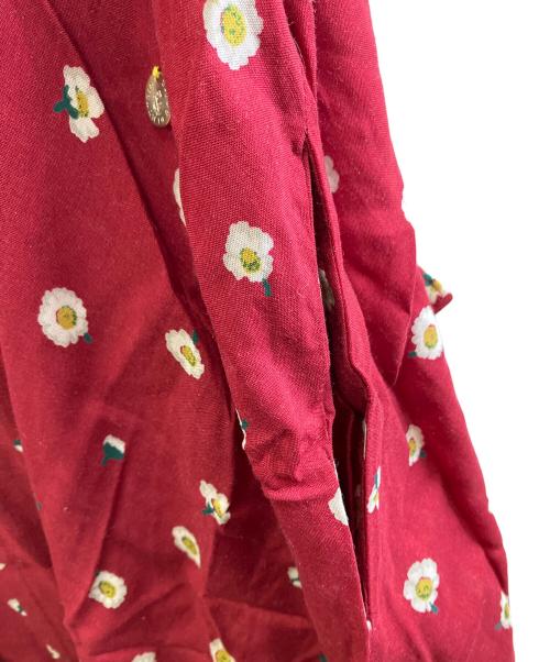 MUVEIL（ミュベール）MUVEIL (ミュベール) ノースリーブ・キャミソールワンピース レッド サイズ:36 未使用品の古着・服飾アイテム