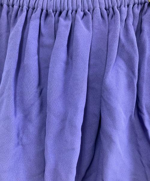 MIU MIU（ミュウミュウ）MIU MIU (ミュウミュウ) ミニスカート パープル サイズ:38の古着・服飾アイテム