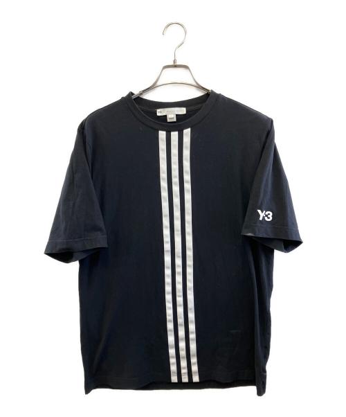 adidas（アディダス）adidas (アディダス) Y-3 (ワイスリー) 半袖カットソー ブラック サイズ:Sの古着・服飾アイテム