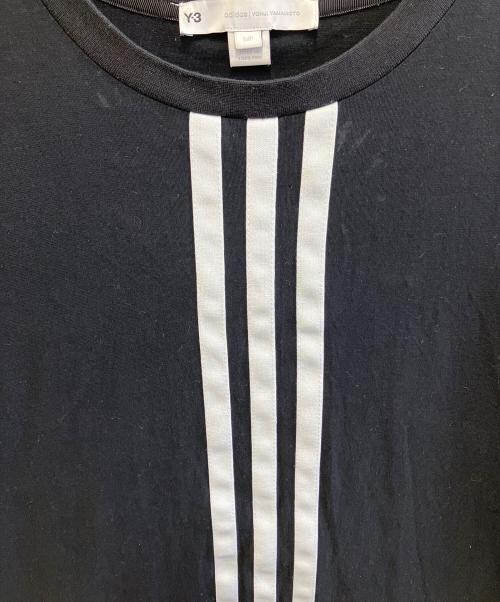 adidas（アディダス）adidas (アディダス) Y-3 (ワイスリー) 半袖カットソー ブラック サイズ:Sの古着・服飾アイテム