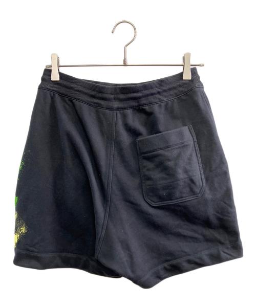 Y-3（ワイスリー）Y-3 (ワイスリー) ハーフパンツ ブラック×グリーン サイズ:XSの古着・服飾アイテム