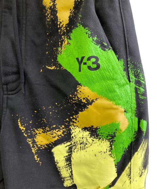 Y-3（ワイスリー）Y-3 (ワイスリー) ハーフパンツ ブラック×グリーン サイズ:XSの古着・服飾アイテム