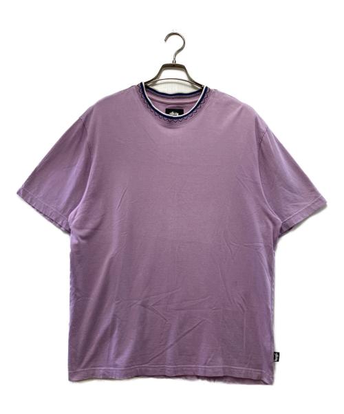 stussy（ステューシー）stussy (ステューシー) 半袖カットソー パープル サイズ:Lの古着・服飾アイテム
