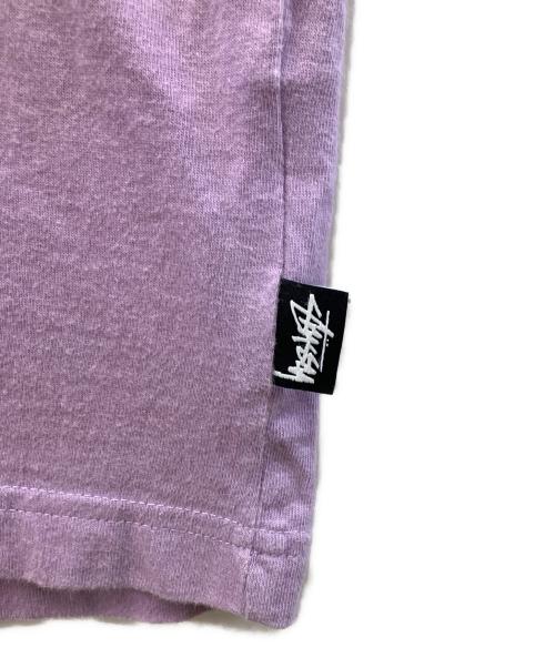 stussy（ステューシー）stussy (ステューシー) 半袖カットソー パープル サイズ:Lの古着・服飾アイテム