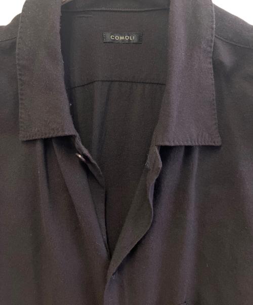COMOLI（コモリ）COMOLI (コモリ) 長袖シャツ ブラック サイズ:3の古着・服飾アイテム