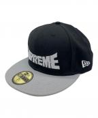 SUPREME×New Eraシュプリーム×ニューエラ）の古着「キャップ」｜ブラック×グレー