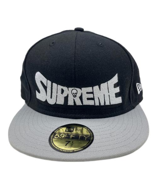 SUPREME（シュプリーム）SUPREME (シュプリーム) New Era (ニューエラ) キャップ ブラック×グレー サイズ:7 1/2の古着・服飾アイテム