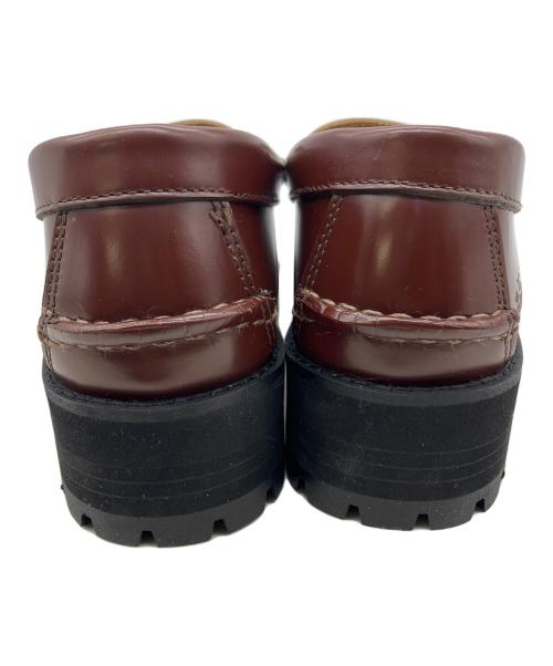 kenford（ケンフォード）kenford (ケンフォード) ローファー ブラウン×ホワイト サイズ:24 1/2の古着・服飾アイテム