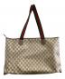 GUCCI (グッチ) トートバッグ ブラウン：12000円
