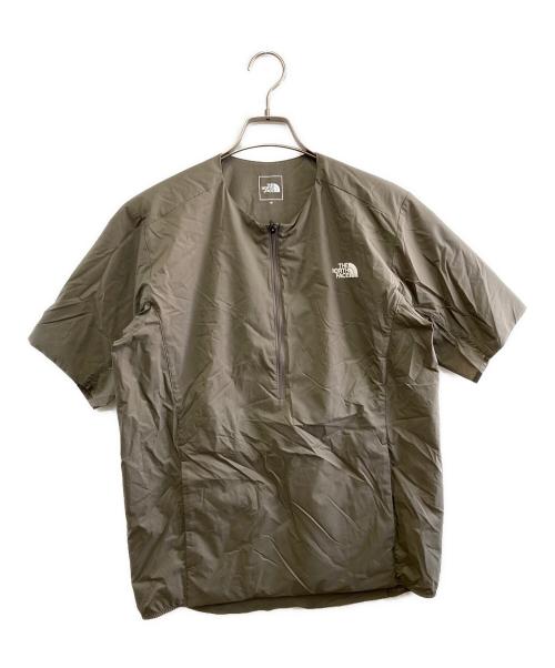 THE NORTH FACE（ザ ノース フェイス）THE NORTH FACE (ザ ノース フェイス) ショートスリーブベントリックスランクルー ベージュ サイズ:Mの古着・服飾アイテム