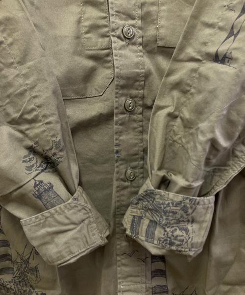 Engineered Garments（エンジニアド ガーメンツ）Engineered Garments (エンジニアド ガーメンツ) ワークシャツ カーキ サイズ:XS 未使用品の古着・服飾アイテム
