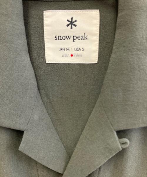 Snow peak（スノーピーク）Snow peak (スノーピーク) 半袖シャツ グレー サイズ:JPN M/USA S 未使用品の古着・服飾アイテム