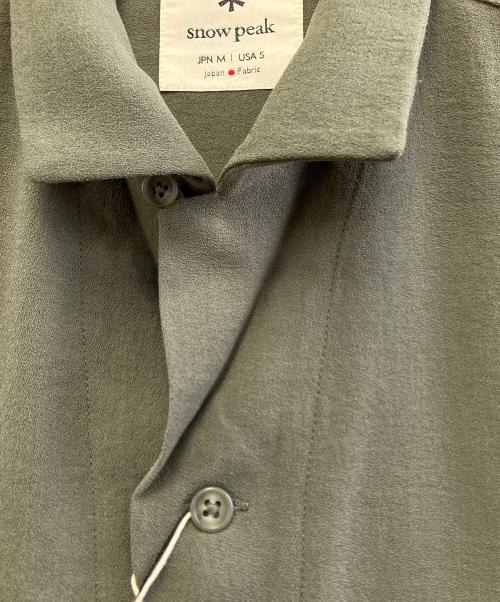 Snow peak（スノーピーク）Snow peak (スノーピーク) 半袖シャツ グレー サイズ:JPN M/USA S 未使用品の古着・服飾アイテム