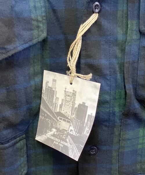 Engineered Garments（エンジニアド ガーメンツ）Engineered Garments (エンジニアド ガーメンツ) ワークシャツ ブルー×グリーン サイズ:S 未使用品の古着・服飾アイテム