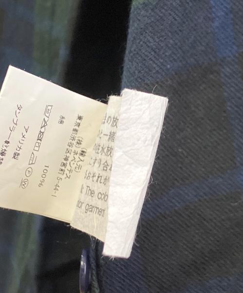 Engineered Garments（エンジニアド ガーメンツ）Engineered Garments (エンジニアド ガーメンツ) ワークシャツ ブルー×グリーン サイズ:S 未使用品の古着・服飾アイテム