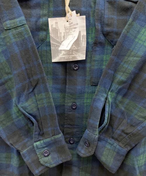 Engineered Garments（エンジニアド ガーメンツ）Engineered Garments (エンジニアド ガーメンツ) ワークシャツ ブルー×グリーン サイズ:S 未使用品の古着・服飾アイテム