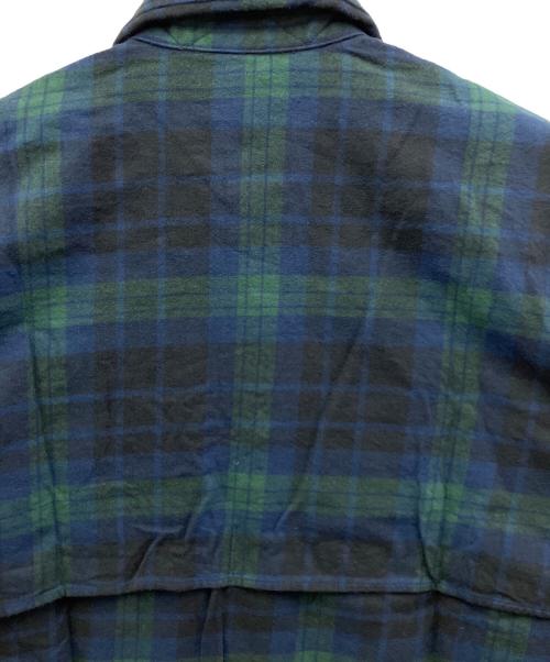 Engineered Garments（エンジニアド ガーメンツ）Engineered Garments (エンジニアド ガーメンツ) ワークシャツ ブルー×グリーン サイズ:S 未使用品の古着・服飾アイテム