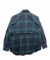Engineered Garments (エンジニアド ガーメンツ) ワークシャツ ブルー×グリーン サイズ:S 未使用品：8000円