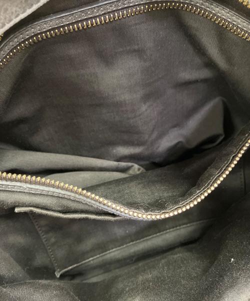 MIU MIU（ミュウミュウ）MIU MIU (ミュウミュウ) レザーバッグ グレーの古着・服飾アイテム
