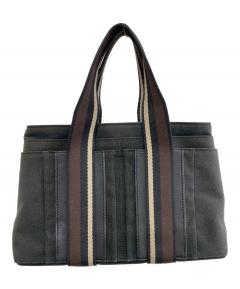 中古・古着通販】HERMES (エルメス) キャンバストートバッグ グレー