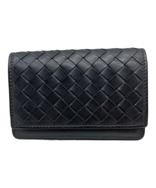 BOTTEGA VENETA（ボッテガベネタ）BOTTEGA VENETA (ボッテガベネタ) 名刺入れ ブラックの古着・服飾アイテム
