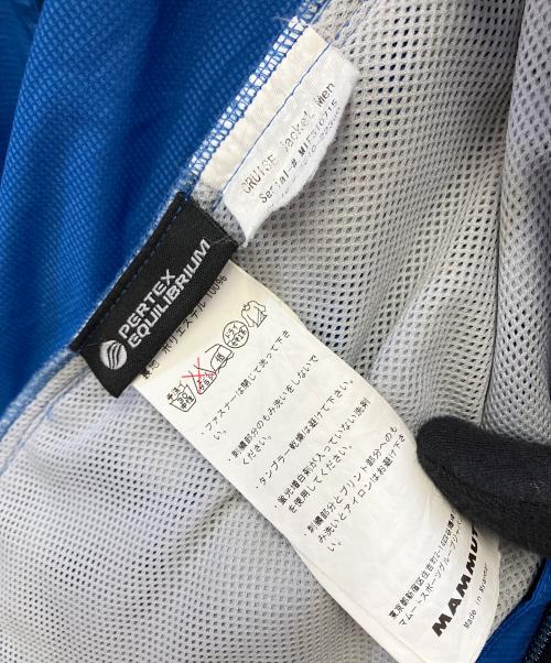 MAMMUT（マムート）MAMMUT (マムート) マウンテンパーカー ブルー サイズ:asia S/europe usa XS/china 165/80Bの古着・服飾アイテム