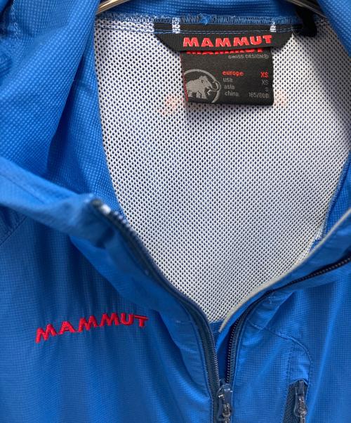 MAMMUT（マムート）MAMMUT (マムート) マウンテンパーカー ブルー サイズ:asia S/europe usa XS/china 165/80Bの古着・服飾アイテム