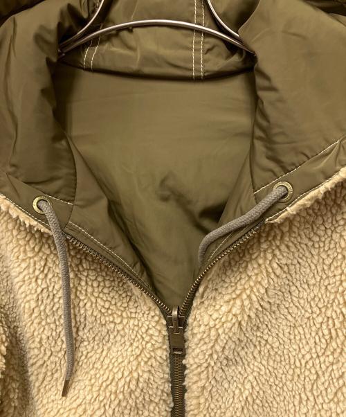 DIESEL（ディーゼル）DIESEL (ディーゼル) リバーシブルボアジャケット カーキ×ベージュ サイズ:Sの古着・服飾アイテム