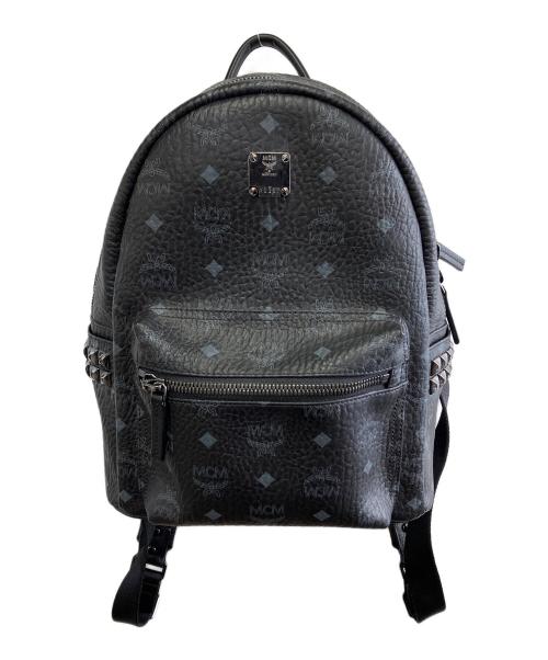 MCM（エムシーエム）MCM (エムシーエム) スタッズリュック ブラックの古着・服飾アイテム